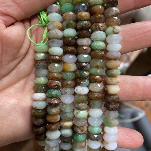 Chrysoprase Silver Stretch Bracelet
