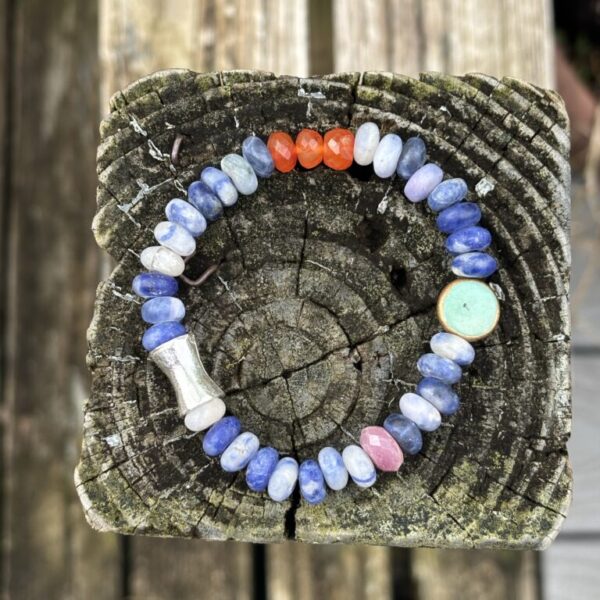#602 Sodalite Stretch Bracelet