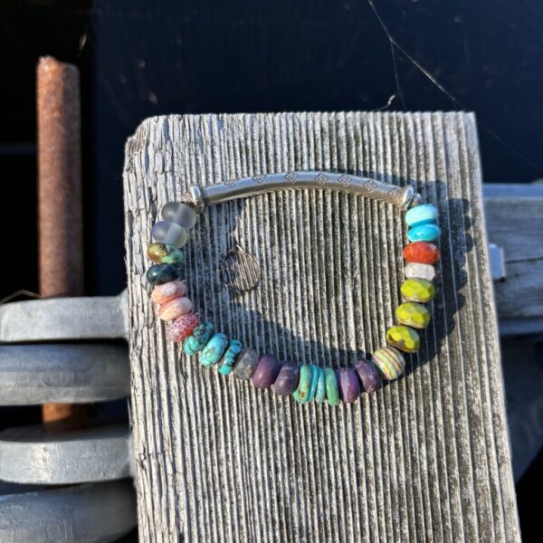 The Gob Stopper Silver Stretch Bracelet