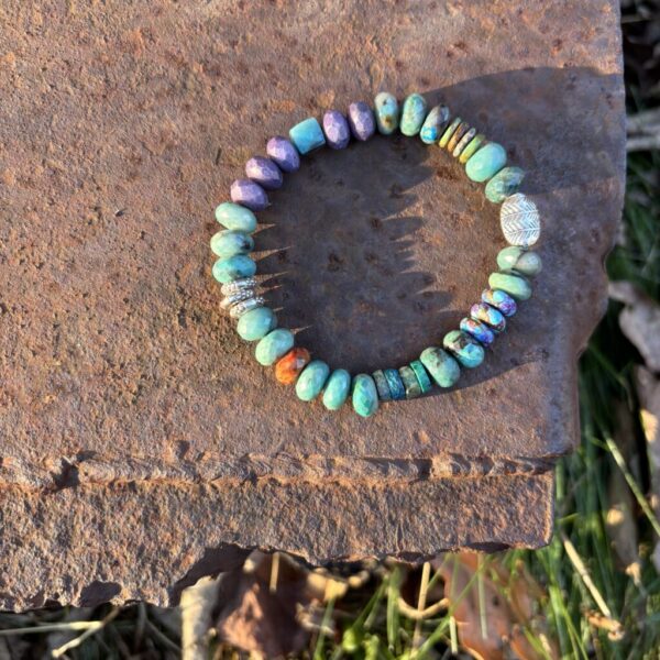 The She Hulk Chrysacolla Stretch Bracelet