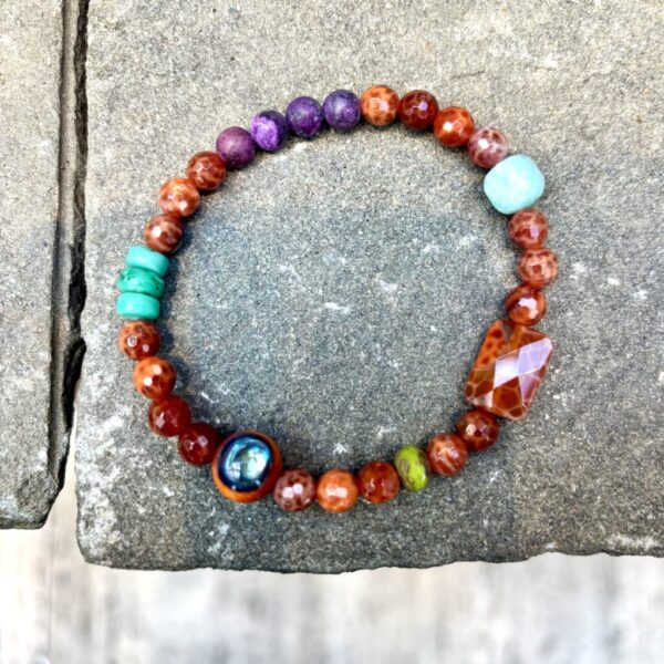 Mexican Fire Agate Small Beads