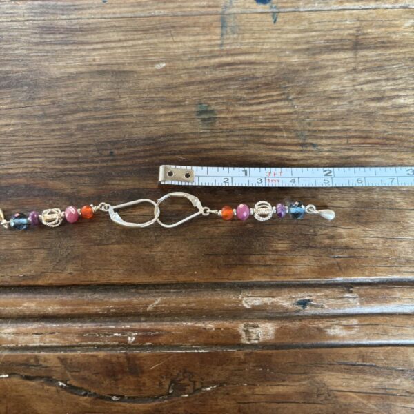 Morganite and Thai Silver Sale Earrings