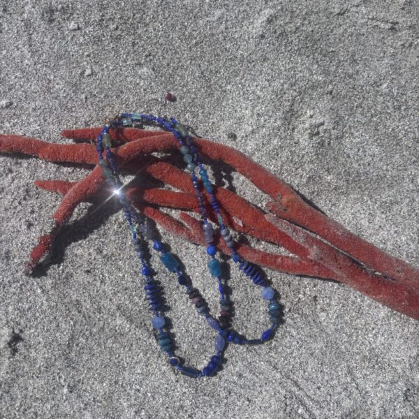 Rhapsody In Blue Necklace in Silver