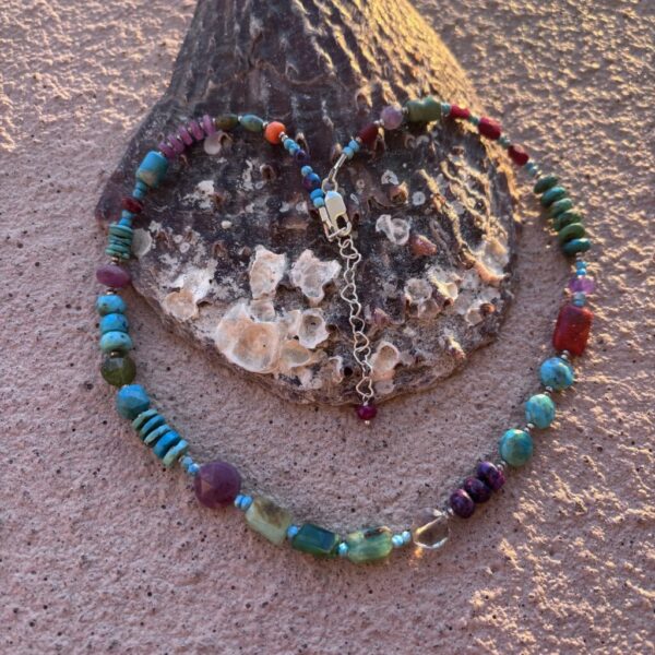 Spring Of Deception Silver Necklace