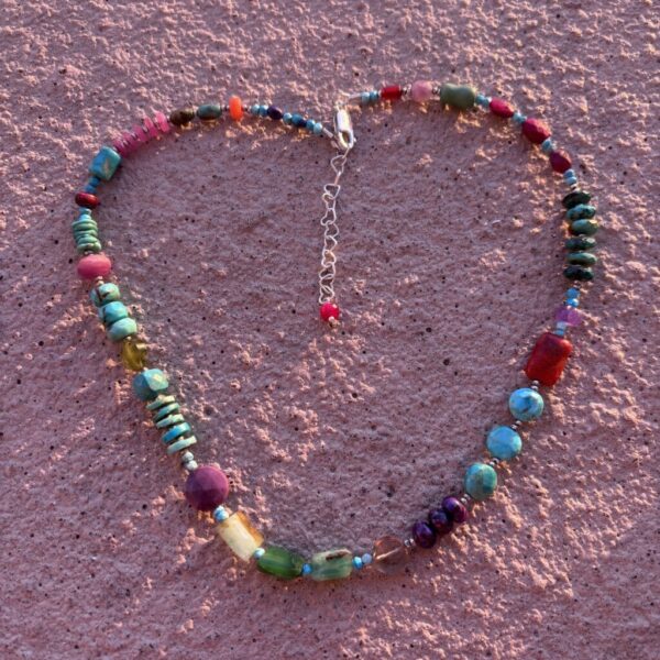 Spring Of Deception Silver Necklace