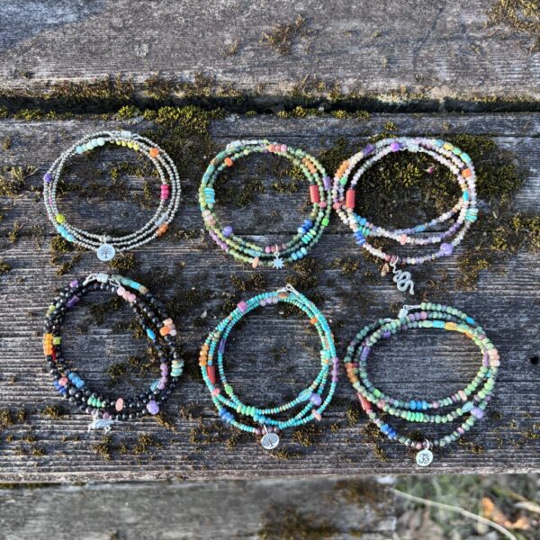 Bud and Blossom Silver Magnetic Necklace