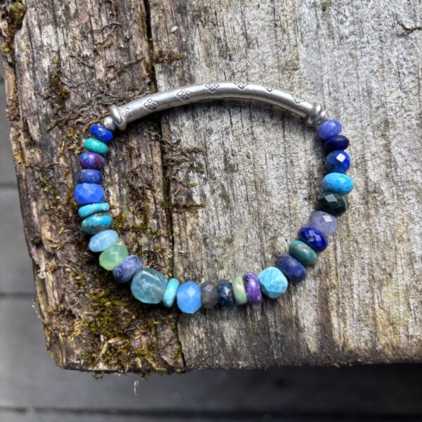 Rhapsody in Blue Stretch Bracelet