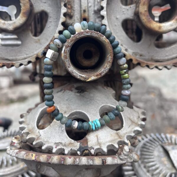 Moss Jasper Stretch Bracelet