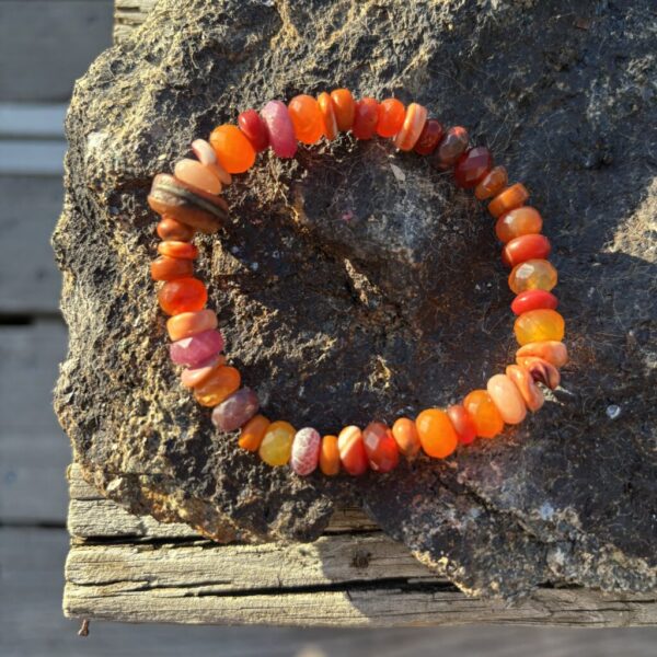 Clean Up The Desk Carnelian Bracelet