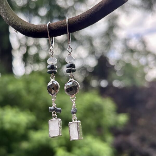 The Project Hail Mary Silver Earrings