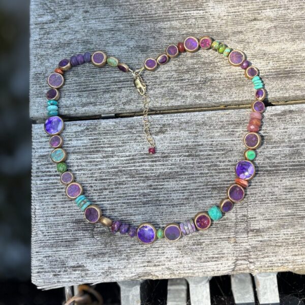 16 Inch Purple Fairy Pillow Necklace