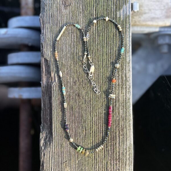 Faded Gold Plated Pyrite Sale Necklace