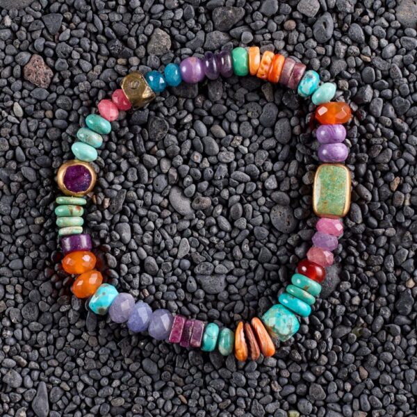 Sunset Over Ocean With Dock Stretch Bracelet